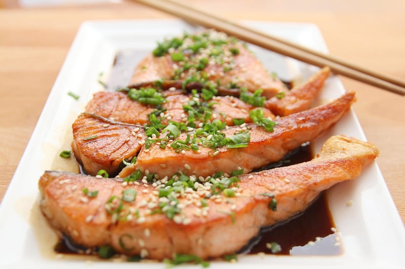 Salmon with Sweet Potato and Broccoli